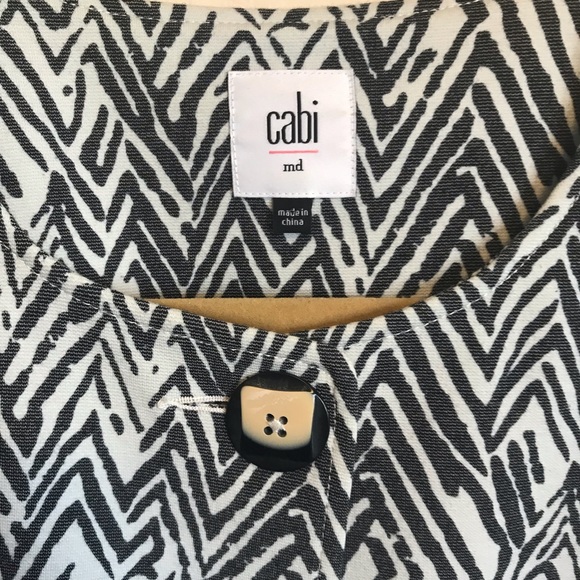 CAbi Ponte Zig Zag Jacket Style#3034 - Medium NWOT - Picture 5 of 6